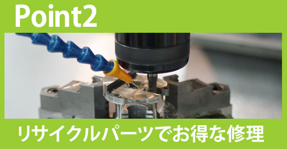 Point2リサイクルパーツでお得な修理